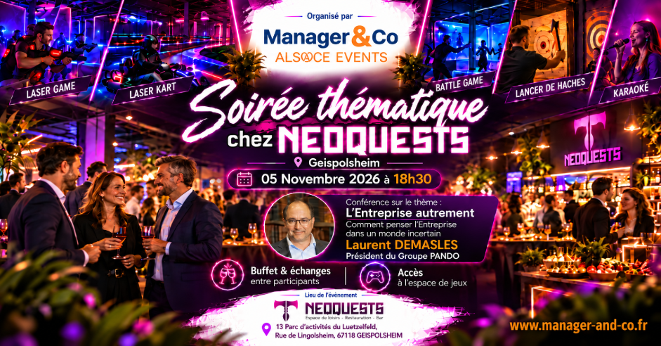 L'Entreprise autrement, soirée pour dirigeants avec Laurent DEMASLES, Groupe PANDO chez NEOQUEST | MANAGER & Co